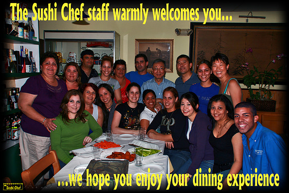 Sushi Chef Christmas Party